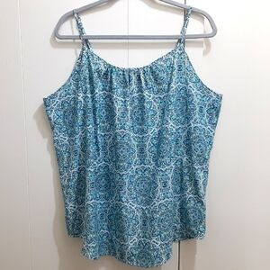 Teal Medallion Camisole (Cami), Size XXL (20)